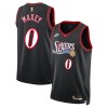 Camiseta Hombre Philadelphia 76ers Tyrese Maxey 2025-26 Nike Classic Edition Negro Swingman Camiseta Hombre Philadelphia 76ers Tyrese Maxey 2025-26 Nike Classic Edition Negro Swingman
